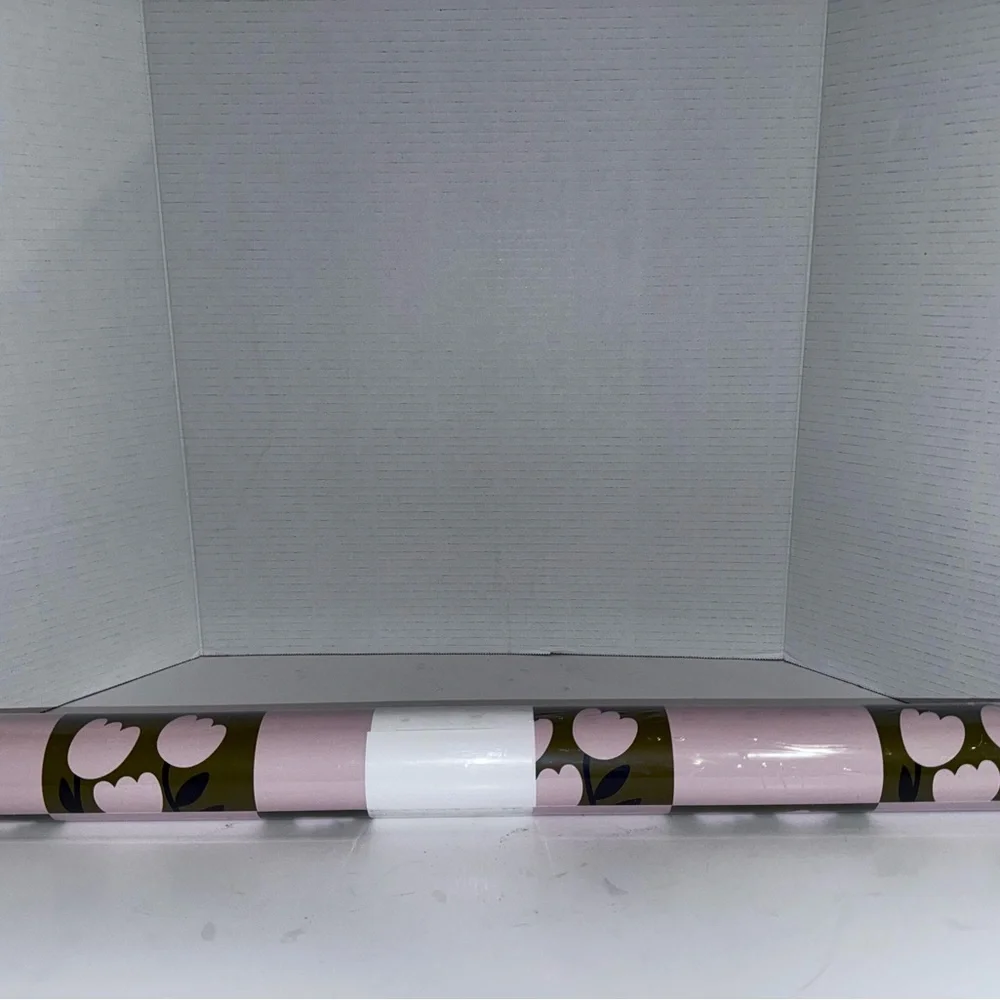 Anthropologie Blossom Bliss Beige Floral Checkered Diana Pereira Wallpaper